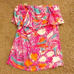 Lilly Pulitzer tube / strapless top